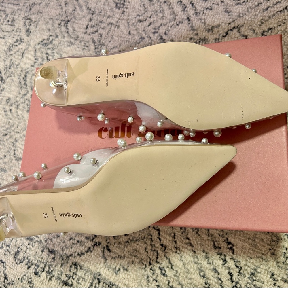 Clear Roxy Pearl Pump - 1.5” - Picture 6 of 8